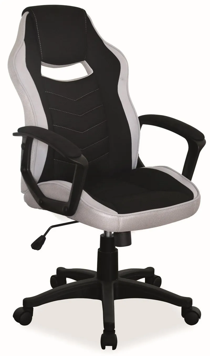 FOTEL GAMINGOWY obrotowy CAMARO Czarny/Szary TILT Signal