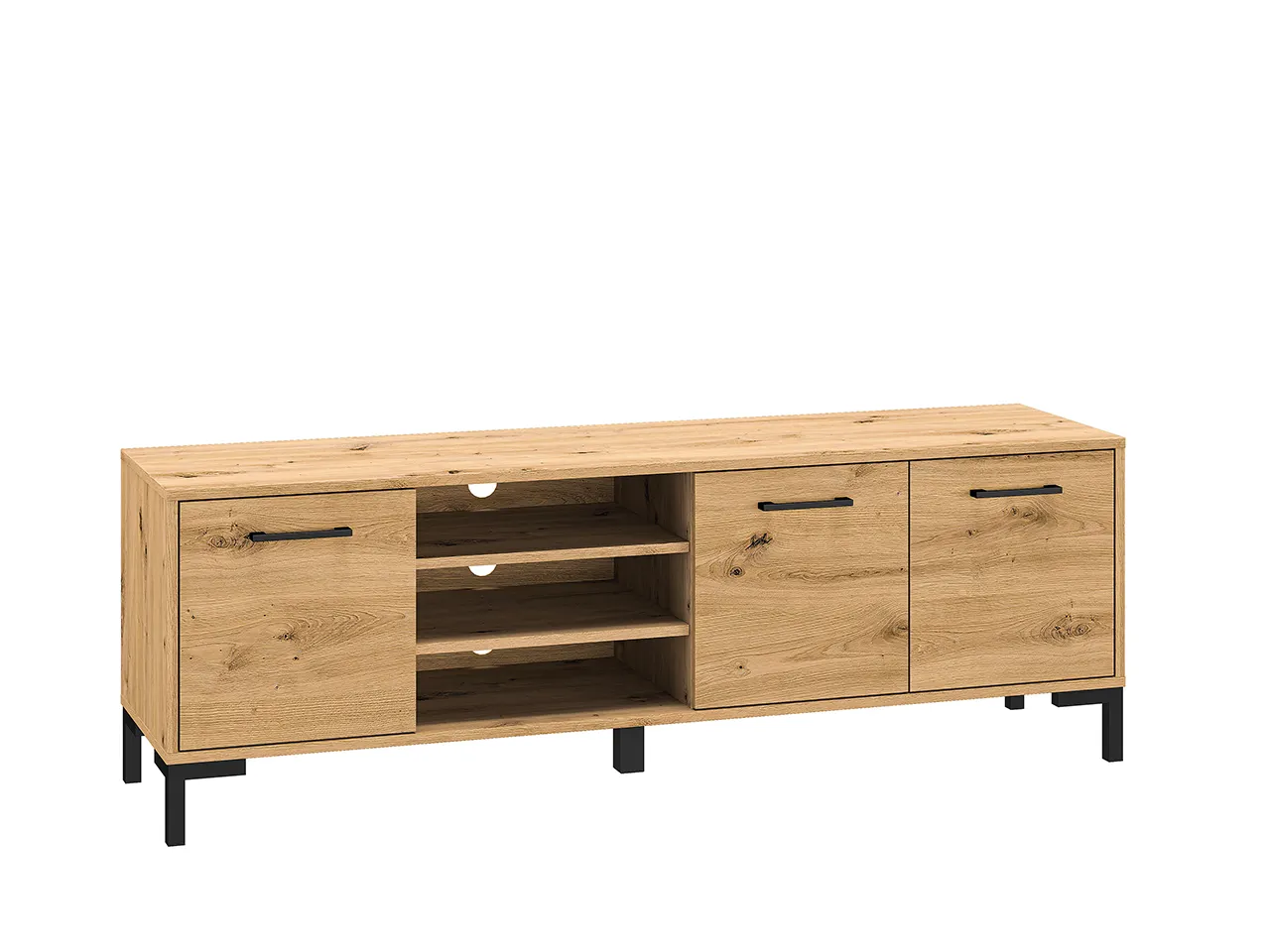 Szafka RTV 3-drzwiowa NEVIO 20 dąb artisan