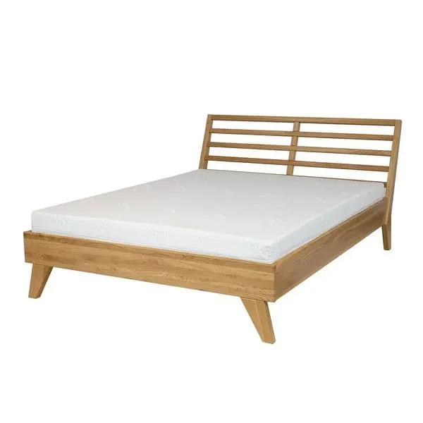 Łóżko bukowe 180X200 LK401 Orzech DREWMAX Łóżko bukowe 180X200 LK401 Orzech DREWMAX