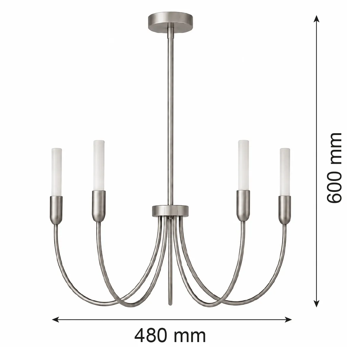 lampa wisząca, kinkiet, metal, kandelabry, trzy ramiona