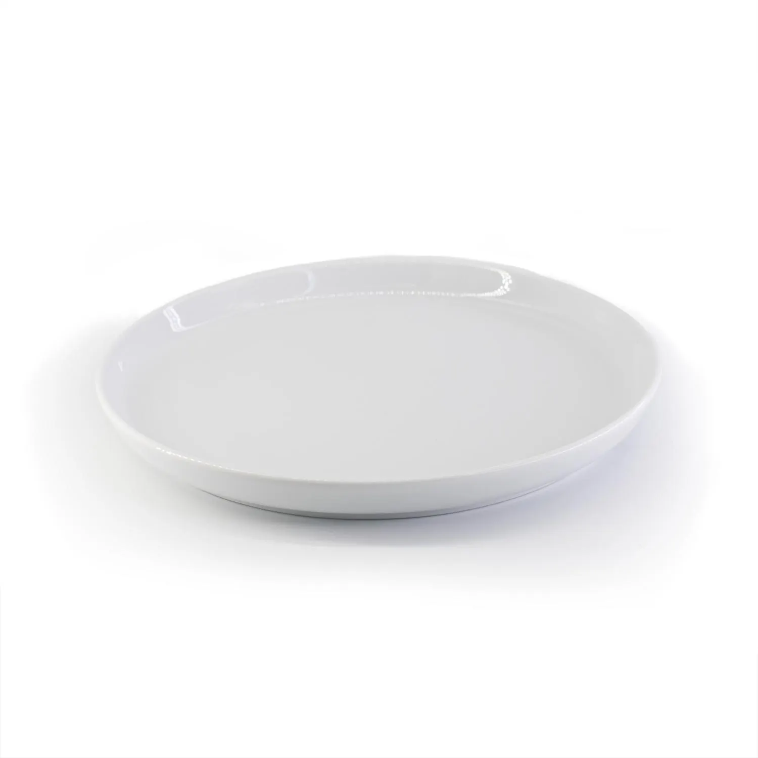 image talerz, porcelana, biały, płaski, okrągły