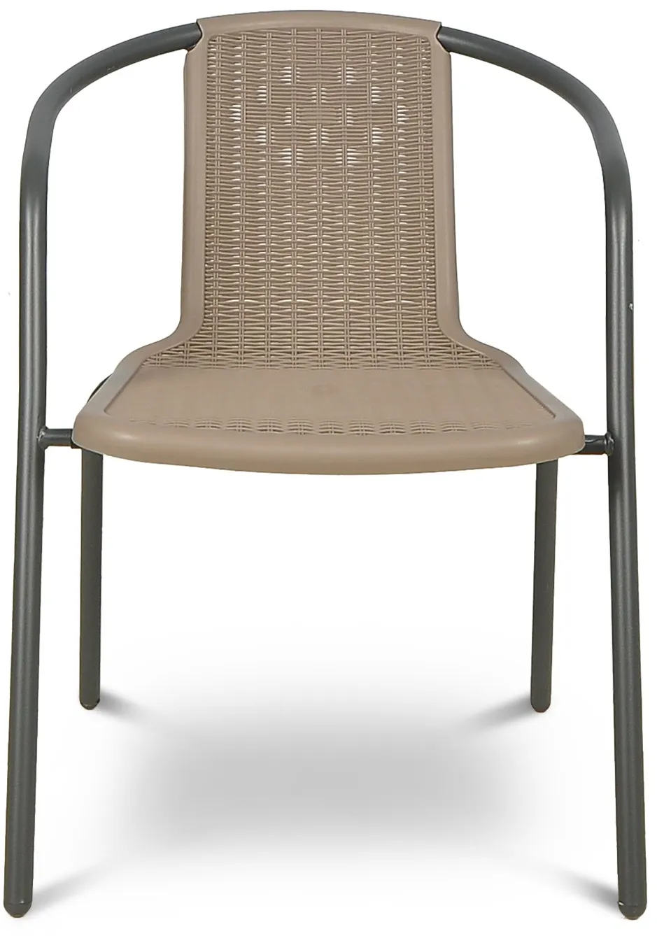 image krzesło, balustrada, wiklina, rattan, metalowa rama