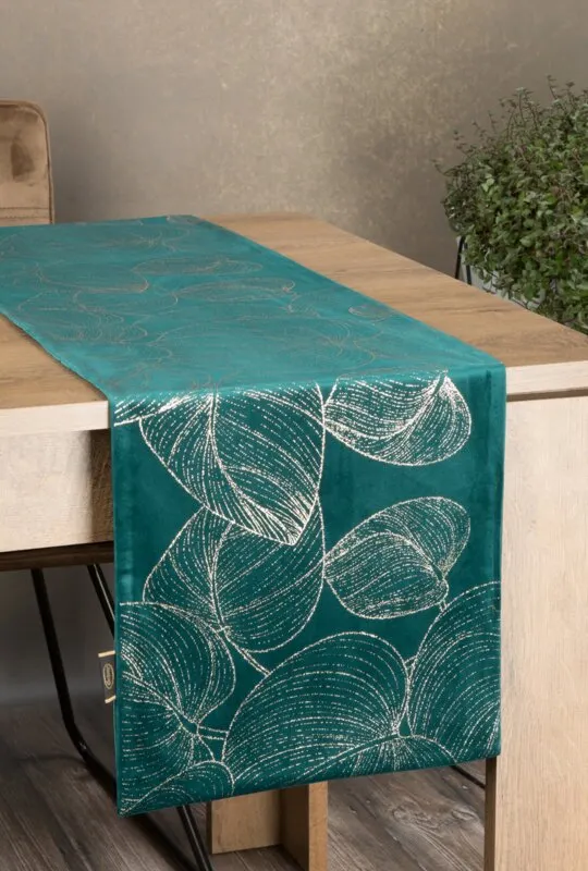 OBRUS BLINK 16 35 X 140 CM CIEMNOTURKUSOWY OBRUS BLINK 16 35 X 140 CM CIEMNOTURKUSOWY