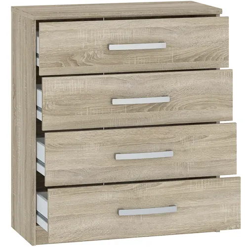 Komoda z 4 szuflami MORTY 83cm dąb sonoma - INT_5001994DOS