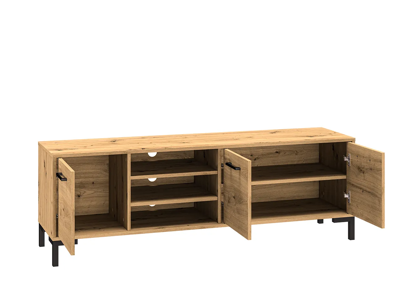 Szafka RTV 3-drzwiowa NEVIO 20 dąb artisan