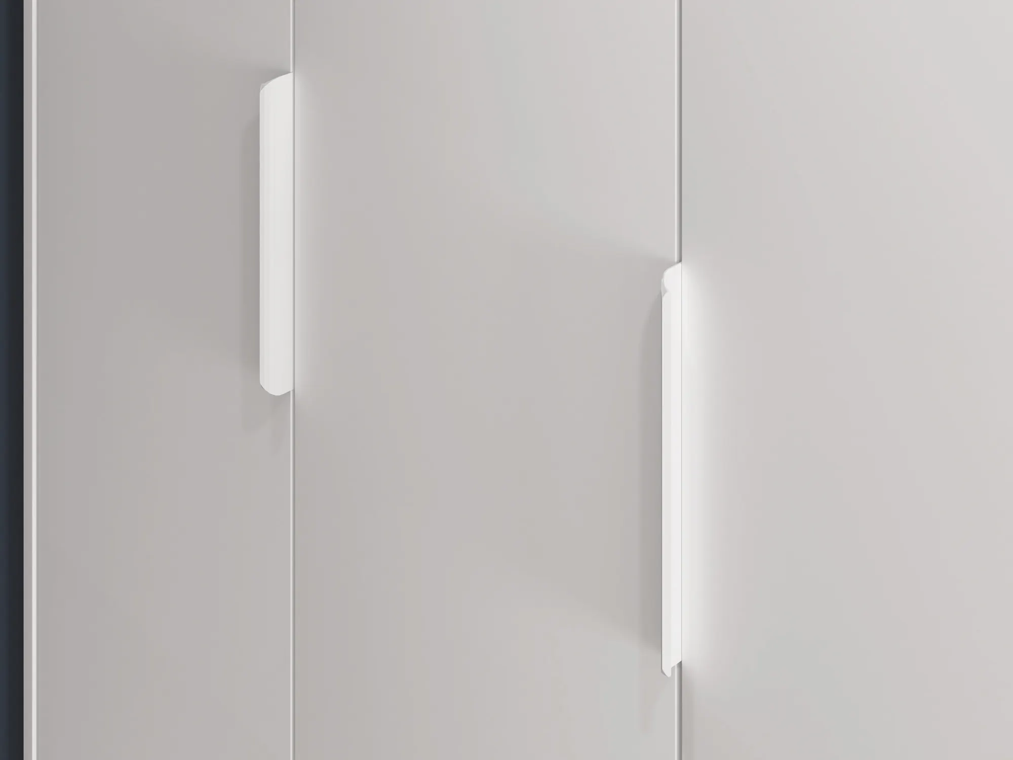 Szafa 3-drzwiowa z 1 szufladą TORINO 01 Biały, Castello, Grafit - 1TORI01-001