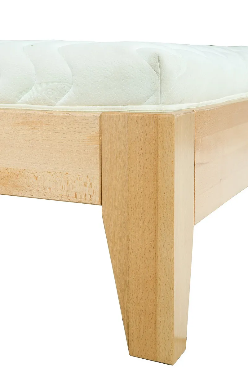 Łóżko bukowe LK189 Rustikal 200x200 DREWMAX - 37493