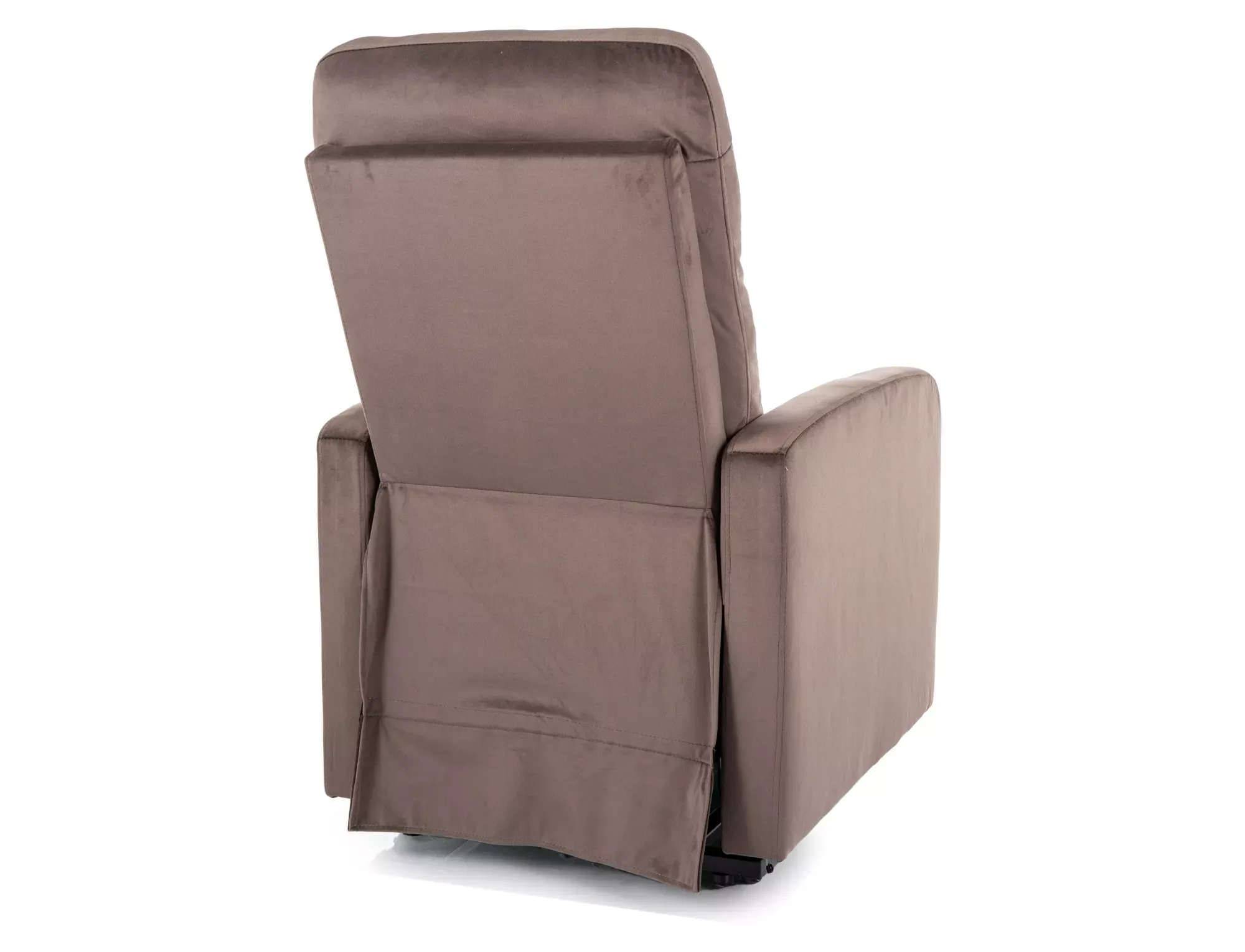 Fotel rozkładany OTUS VELVET pikowany cappuccino - OTUSVCA