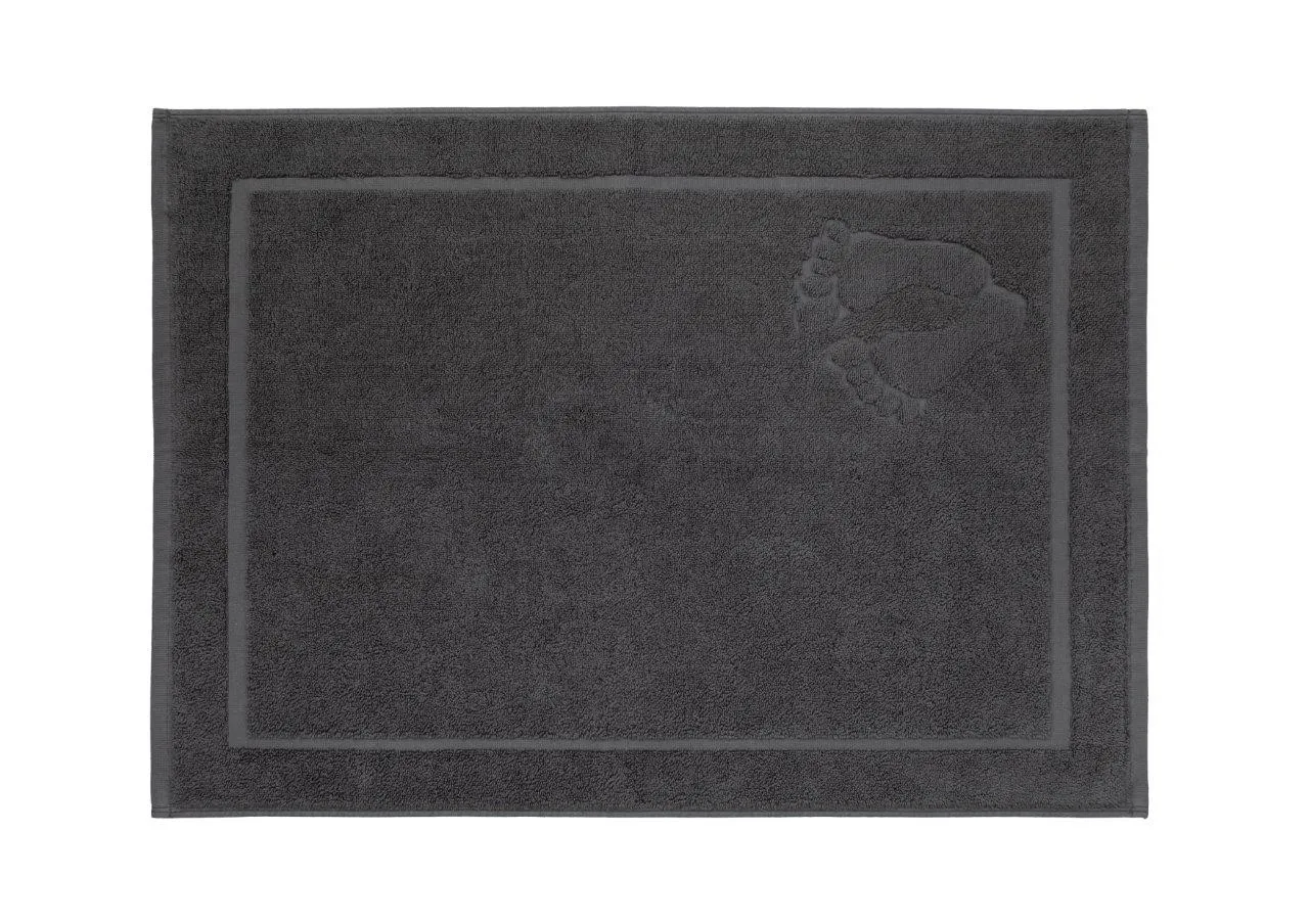 Dywanik łazienkowy STOPKI 50X70 frotte bawełna gramatura 650 grafitowy Wystrój domu, Dywan, Tablica