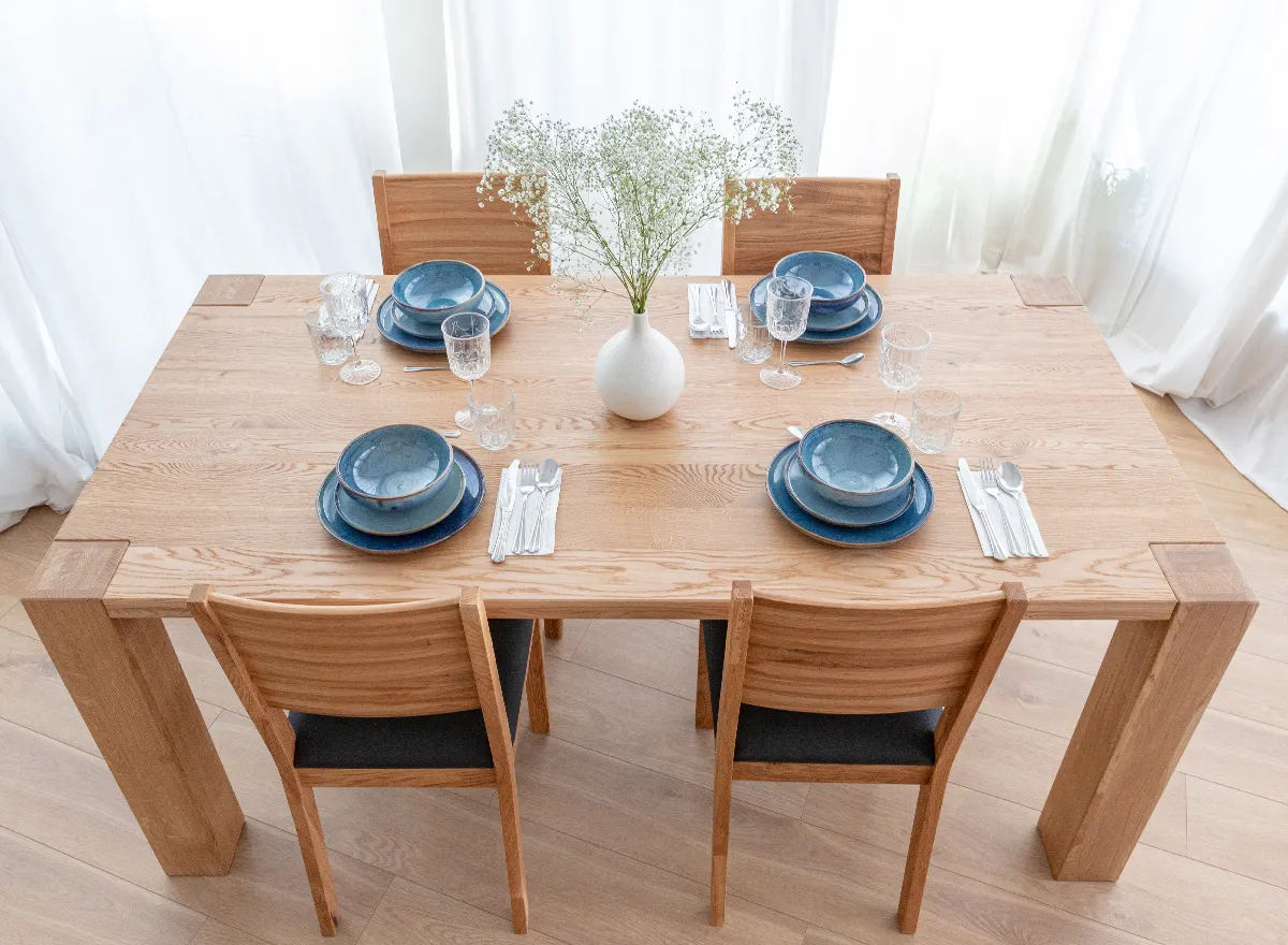 Stół dębowy do jadalni Siena 160x90 - SIENA90X160