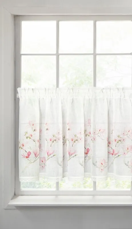 FIRANA GOTOWA AMELIA 150X60 CM BIAŁY