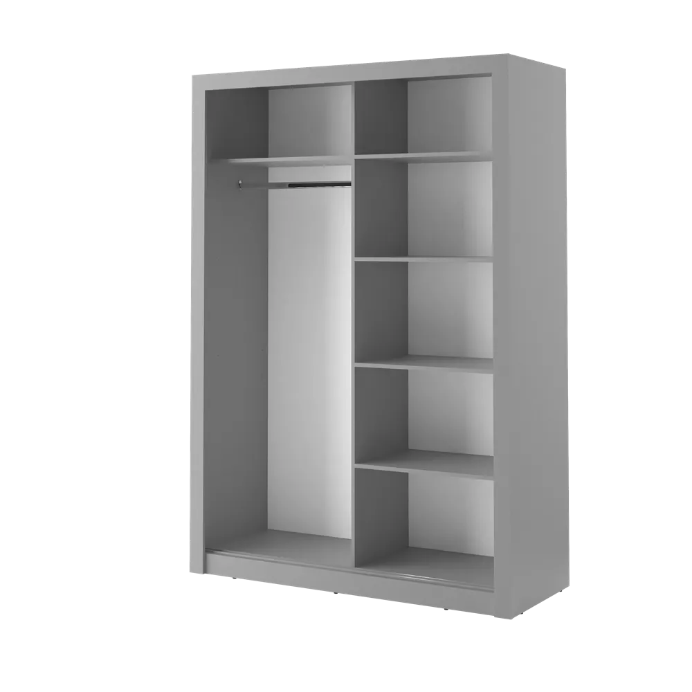 Szafa 2-drzwiowa ARTI AR-04 150cm szara - AR4S