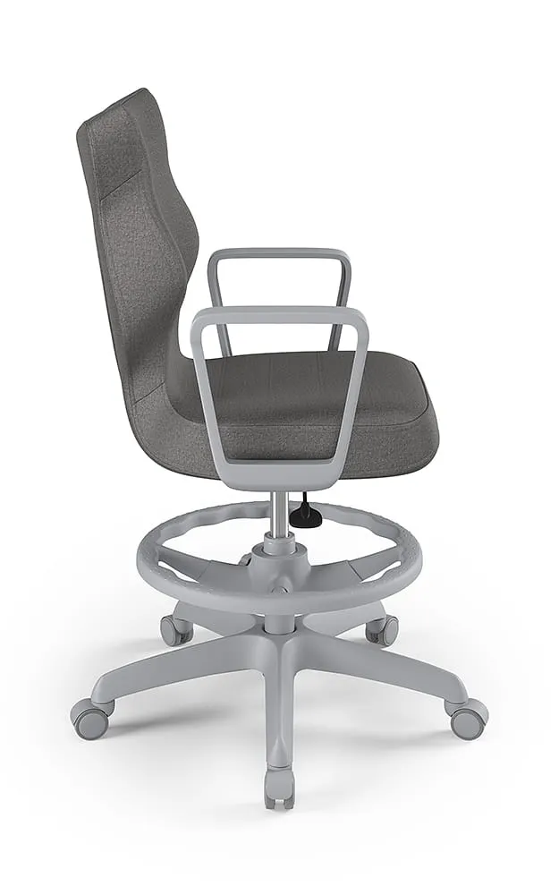 Krzesło młodzieżowe Norm szary Monolith 33 rozmiar 6 WK+P - MB-L-6-D-E-MT33