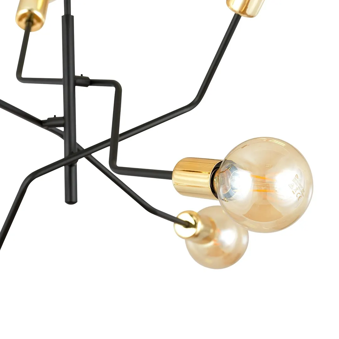 Lampa sufitowa BOLT Czarny 1125/6 - 1125/6