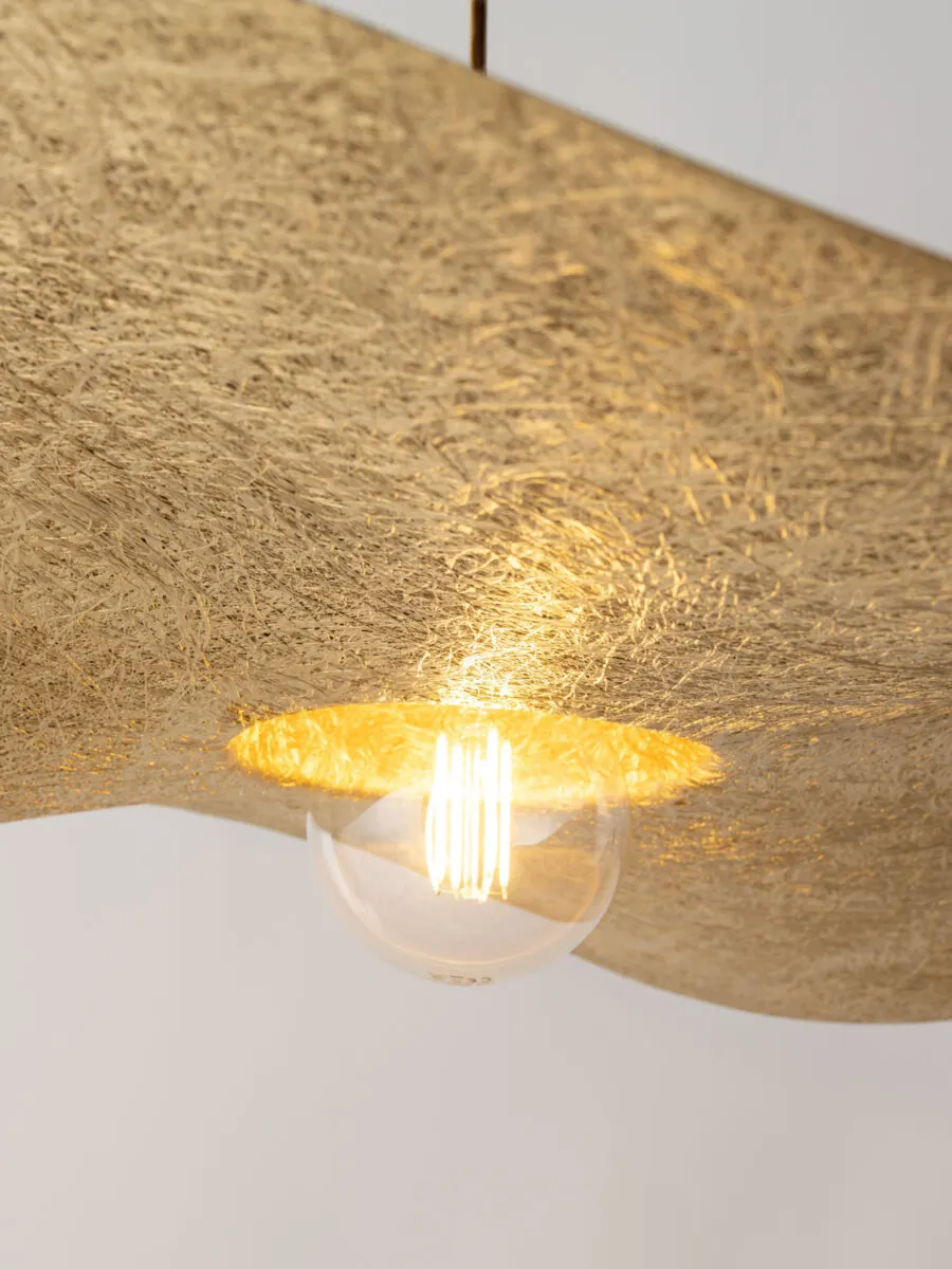 Lampa wisząca KAPELLO M czarno-złota - SI_32347