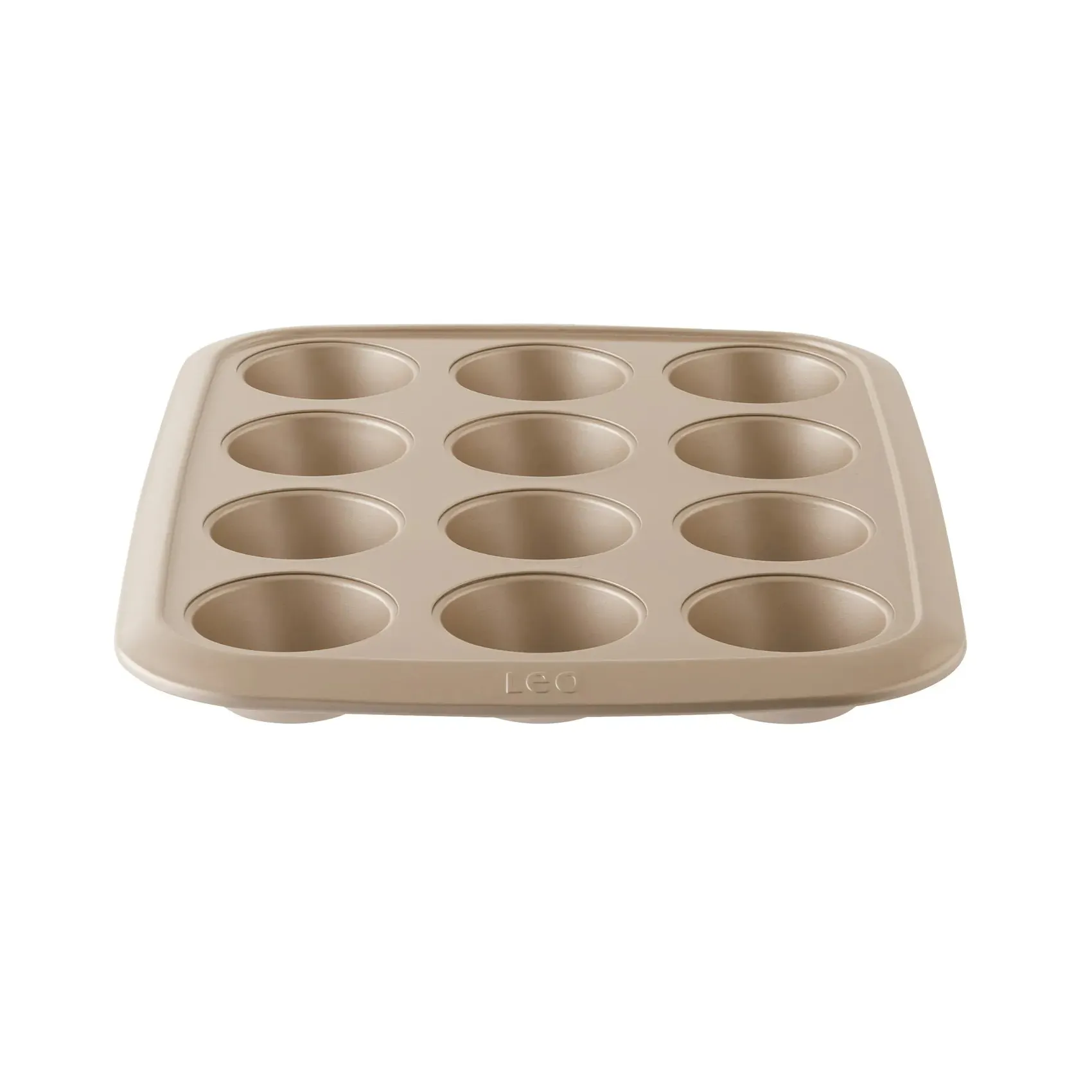 BergHOFF Forma do babeczek 12 otworów BALANCE 6,50x2,50 cm formowy, foremka do muffinek, 13 oczek, tosterowo-kuchenna, niebieski/beżowy