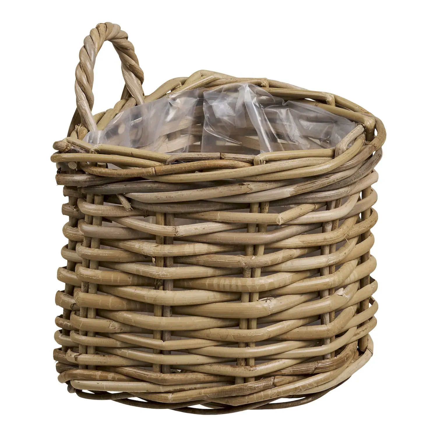Kosz rattanowy osłonka na doniczkę KELI 37x23x27 cm naturalny