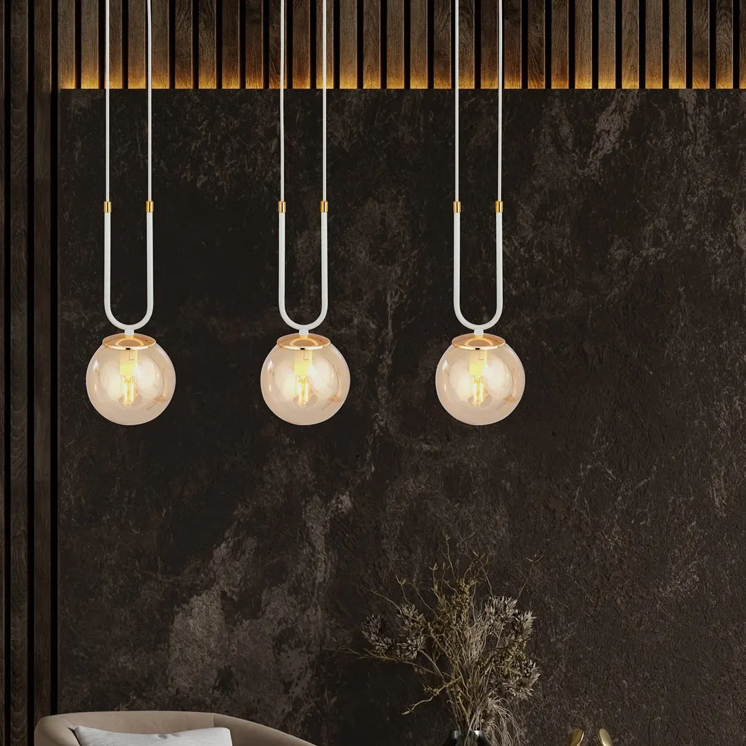 Lampa wisząca GLAM Biały 1117/3 - 1117/3