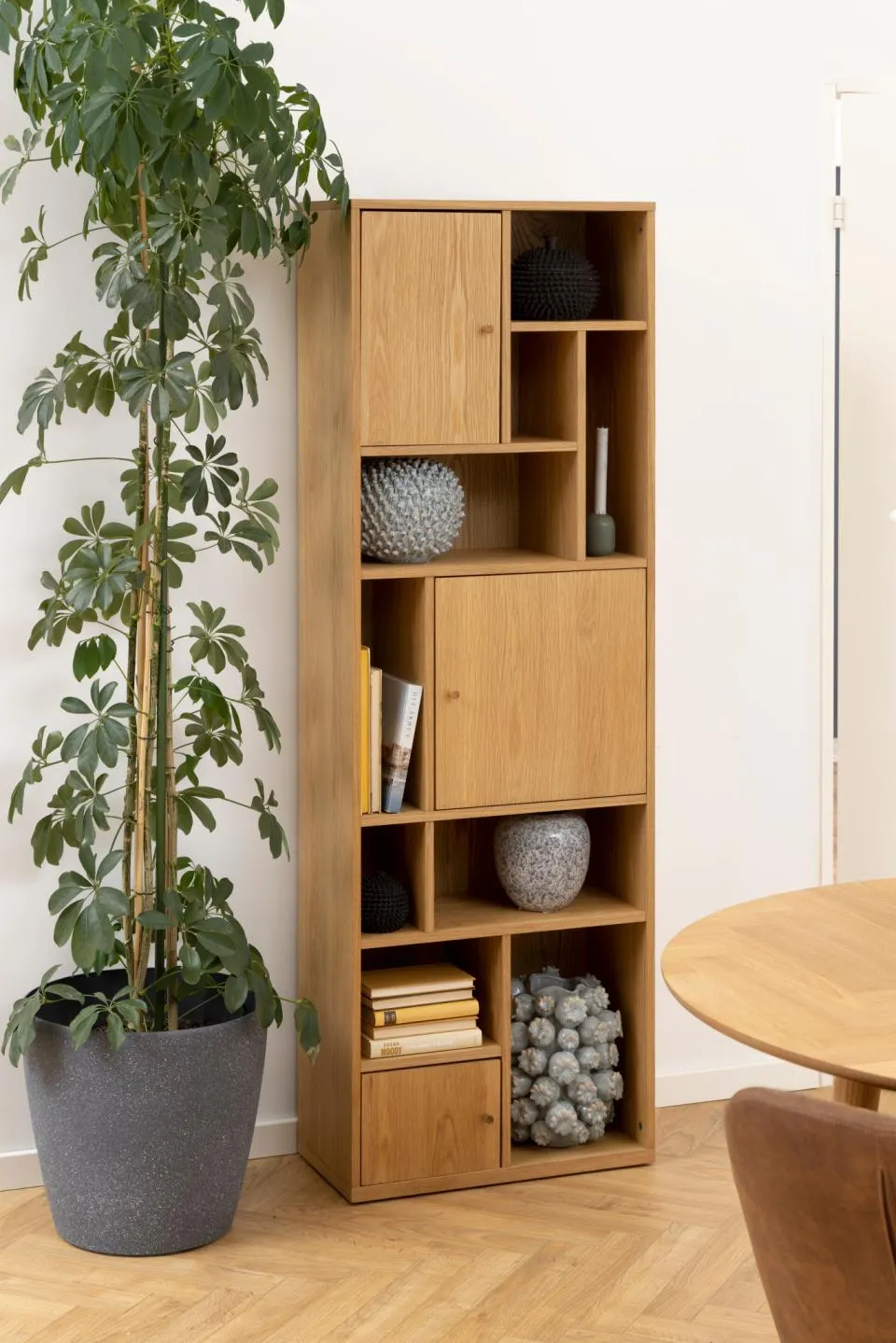 Regał otwarty RANGOON 61x180x30 Naturalny - H000023497