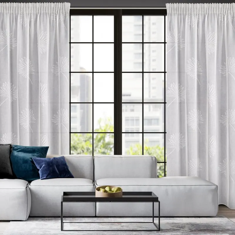 FIRANA GOTOWA JANE NA TAŚMIE 140X270 CM BIAŁY — zdjęcie 14