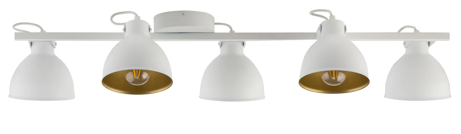 Lampa sufitowa/plafon MARS biało-złoty