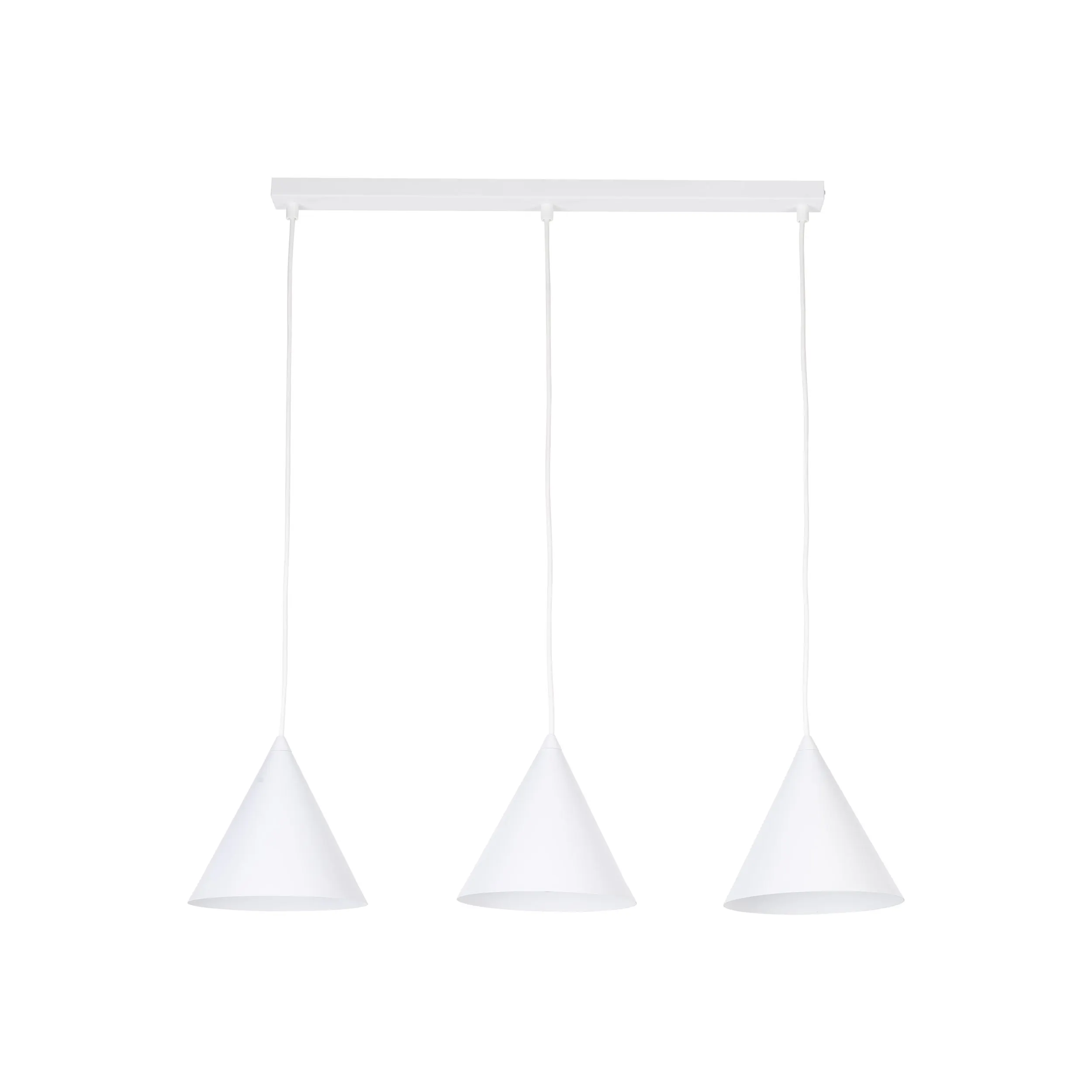 Lampa wisząca CONO biała 120x76x19cm - TK_10011