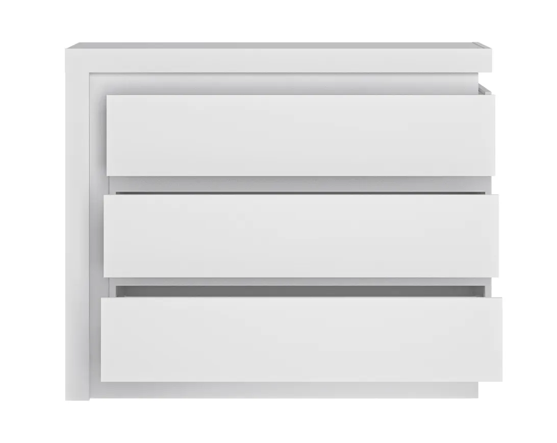 KOMODA Z SZUFLADAMI LYON BIAŁY LYOK04 BIAŁY ALPIN/BIAŁY HG - 6000000010720