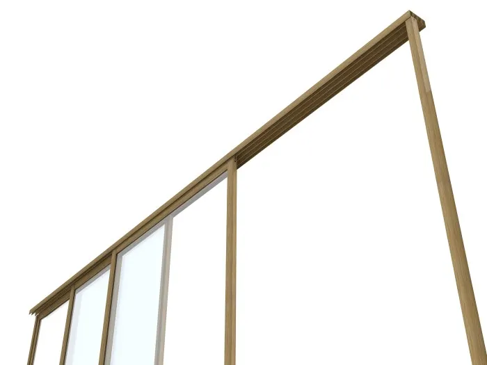 Drzwi przesuwne szklane LUXE 270x218cm do 3m drewno v2 - MI_5905610251598