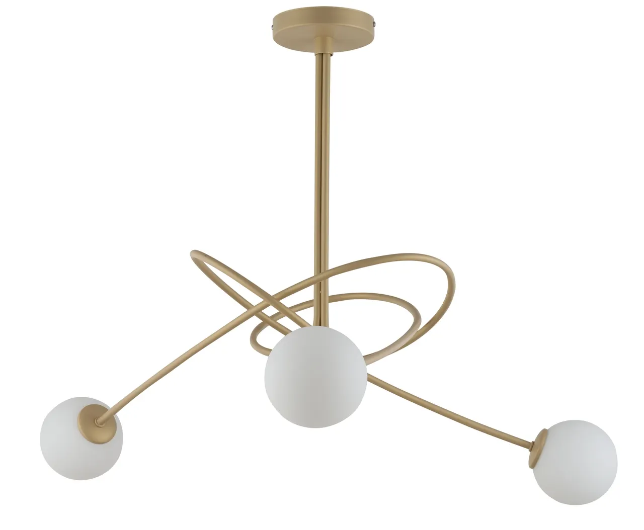 Lampa sufitowa VELVET 3 złota