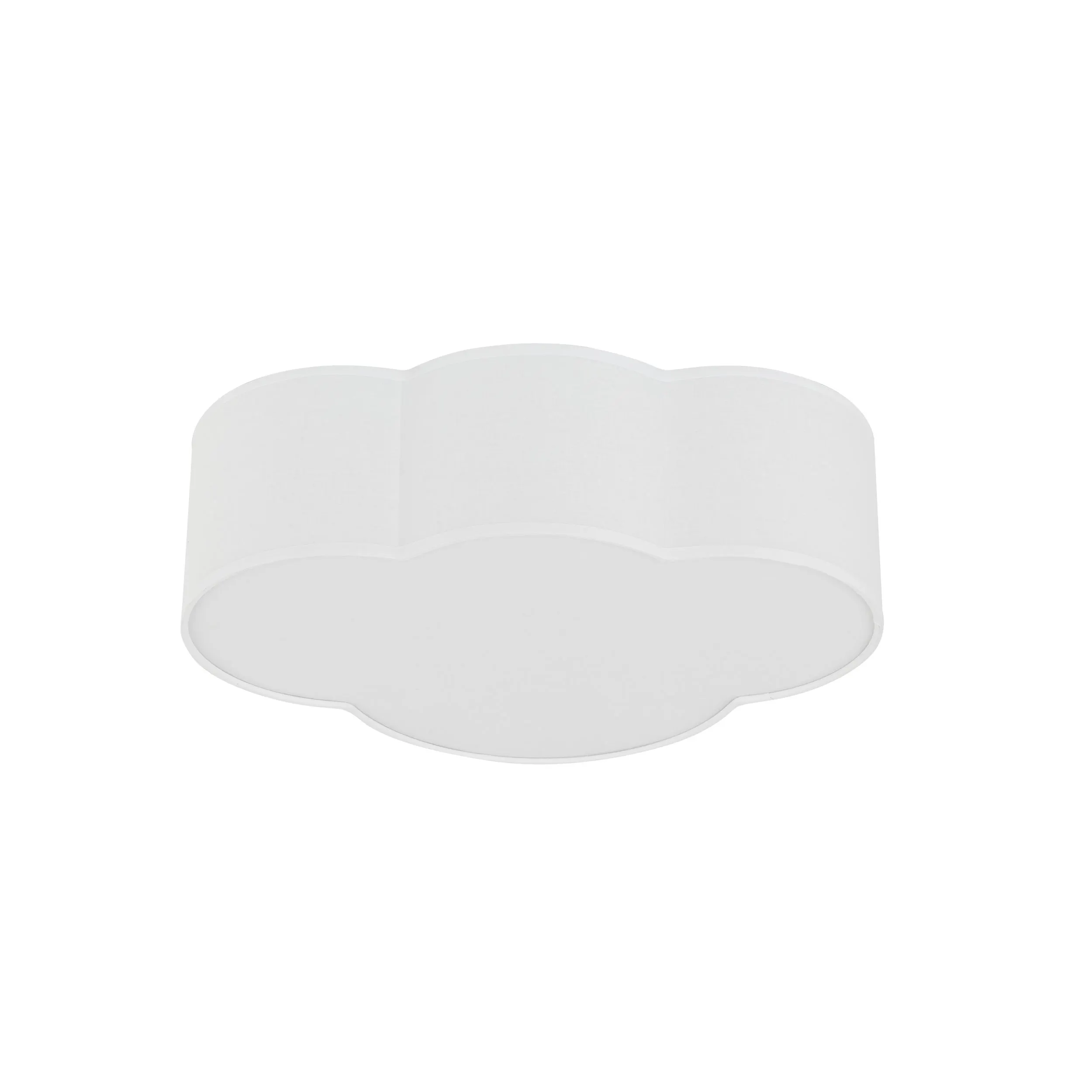 Plafon / Kinkiet CLOUD biały z tkaniny w kształcie chmury 41x31x13cm