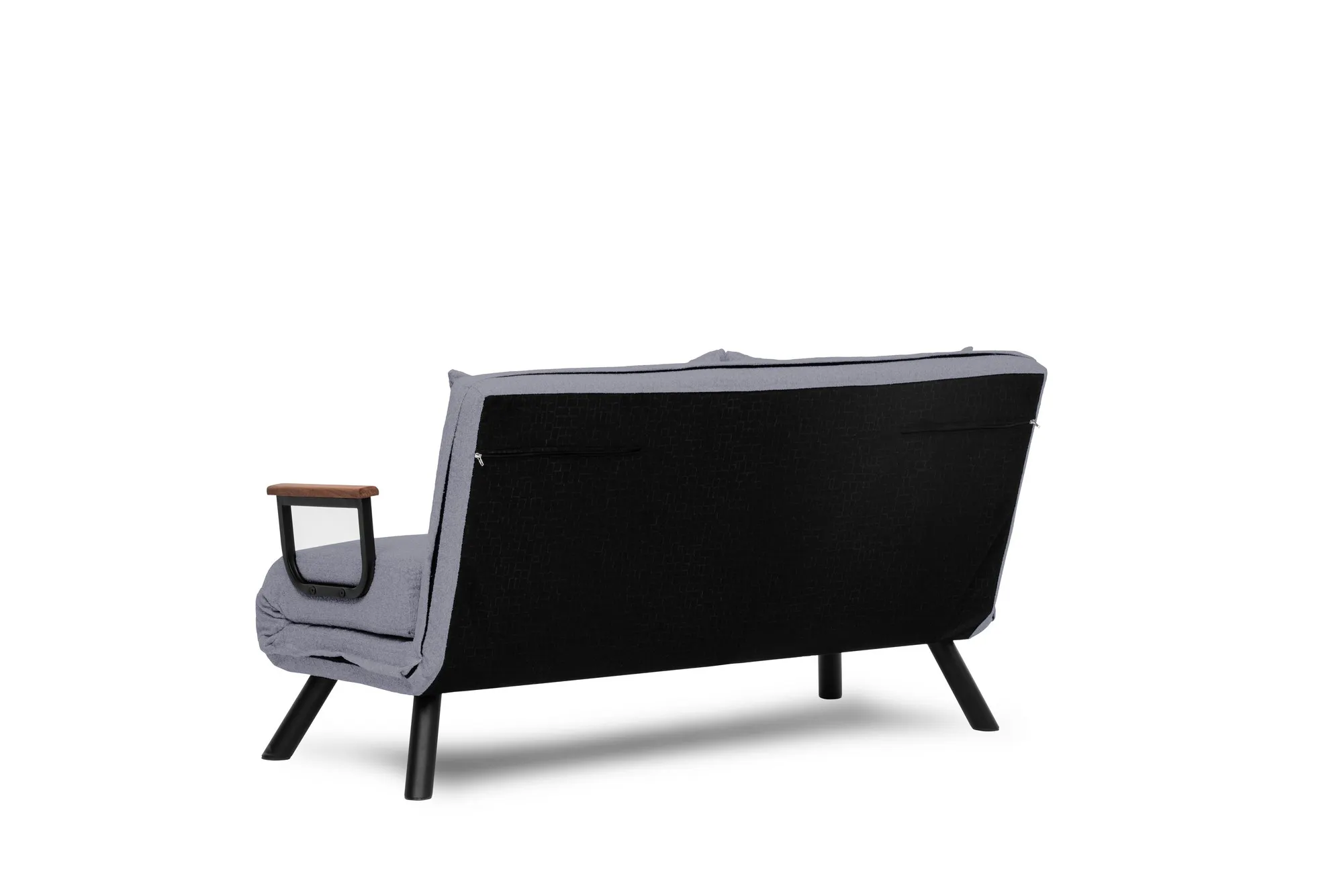 Sofa rozkładana 2-osobowa SANDO szara — zdjęcie 4