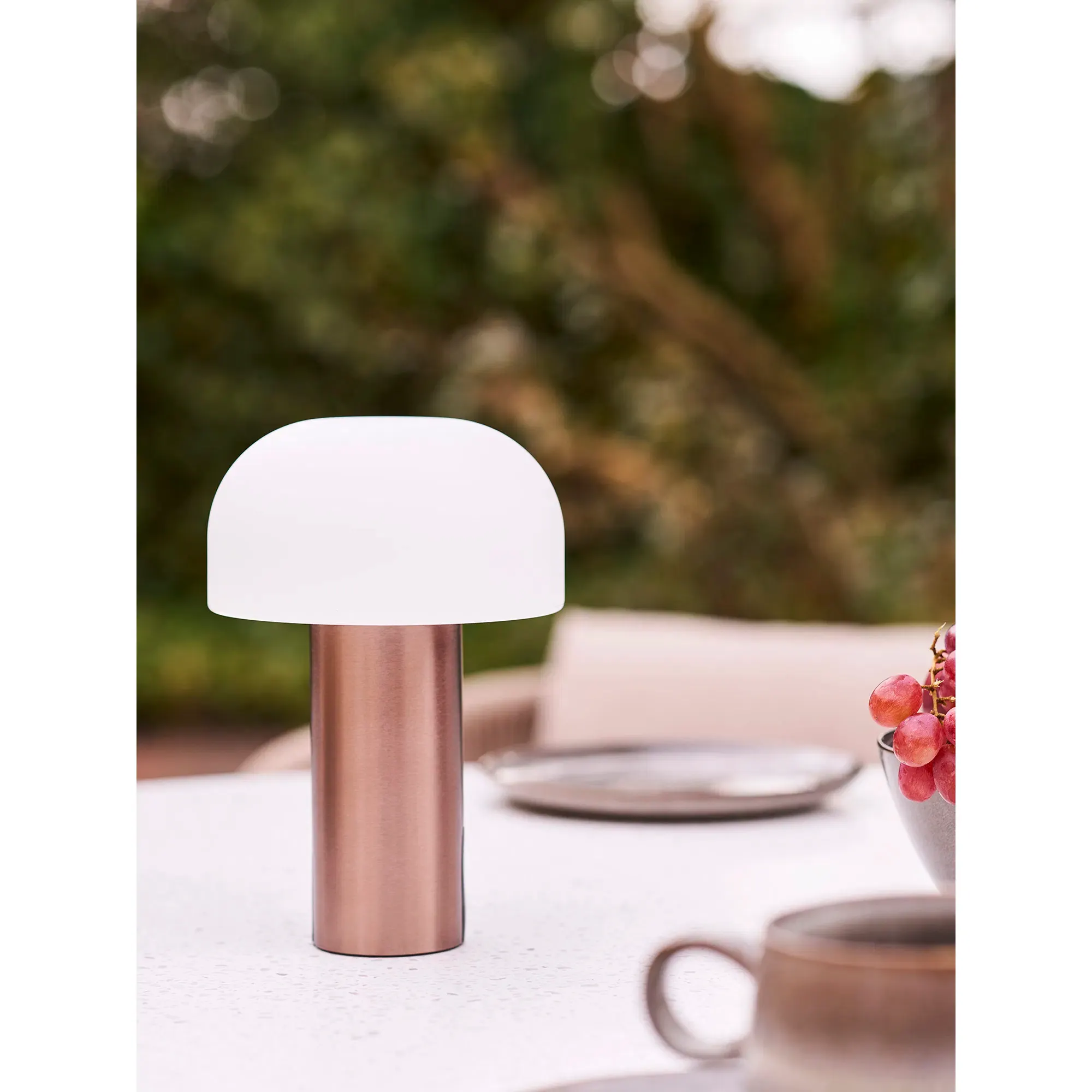 Lampa stołowa SOHAM kabel USB-C biały, złoty - 6405170