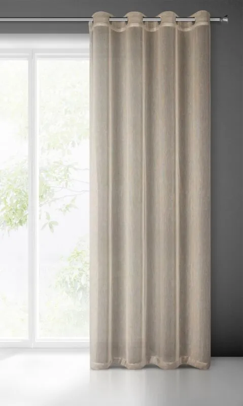 ZASŁONA GOTOWA ADELA 140X250 CM BEŻOWY - EU_419416