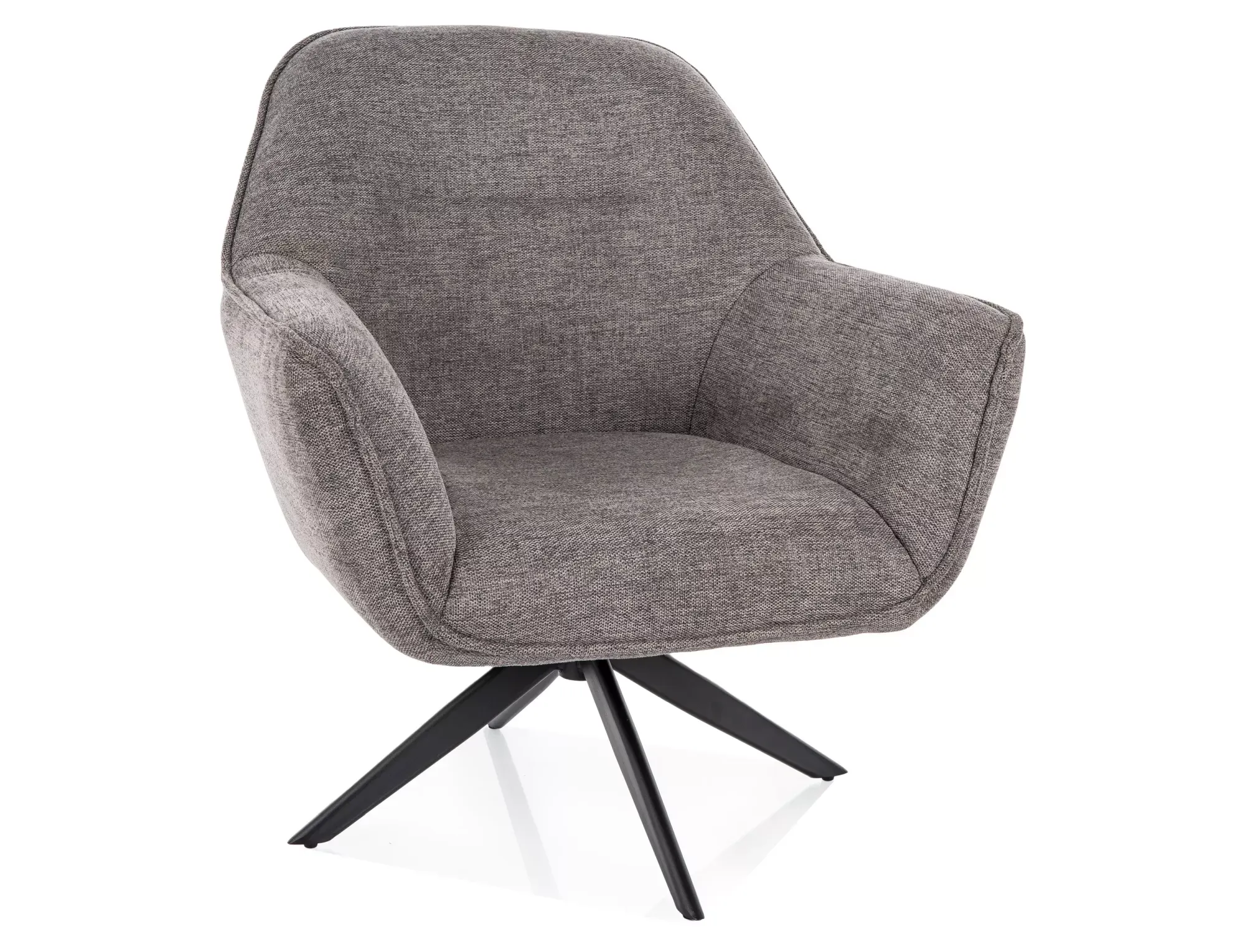 Fotel obrotowy GALIA BREGO szary/czarne nogi Fotel obrotowy GALIA BREGO szary/czarne nogi