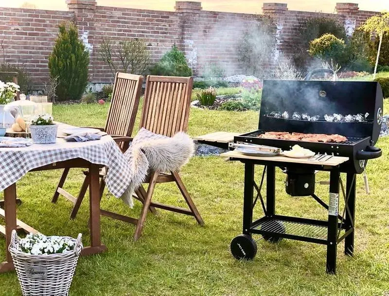 Grill węglowy MIR418 składane półki — zdjęcie 11