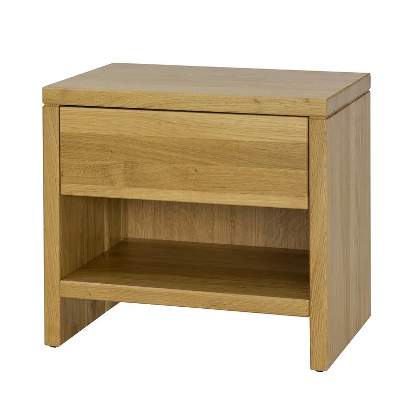 Szafka nocna dębowa SN213 Kakao DREWMAX - 32617