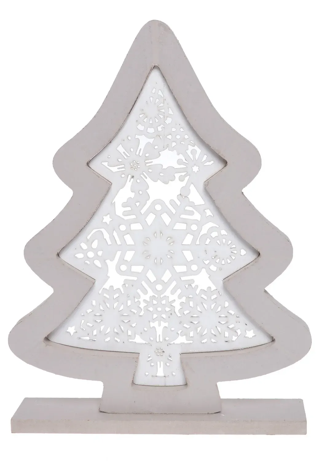 CHOINKA ażurowa drewno 8659 beżowa