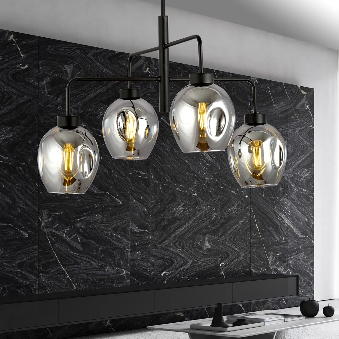Lampa wisząca LUKKA Czarny 1163/4 - 1163/4