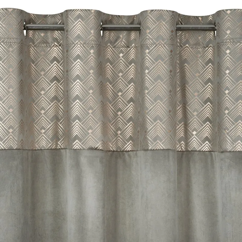 ZASŁONA GOTOWA ELEN 140X250 CM STALOWY - EU_388795