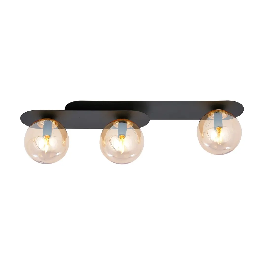 Lampa sufitowa  PLAZA Czarny 1120/3