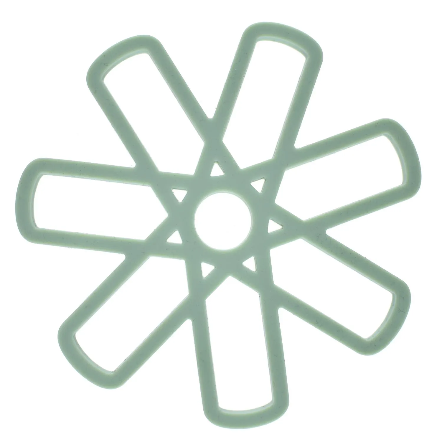plastikowy holder, formy kwiat, gwiazdka, ręczny organizator, kolor miętowy