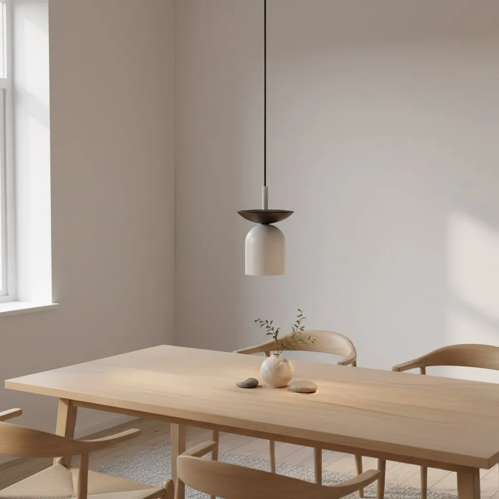 Lampa wisząca metalowa EGO 1 szara — zdjęcie 4