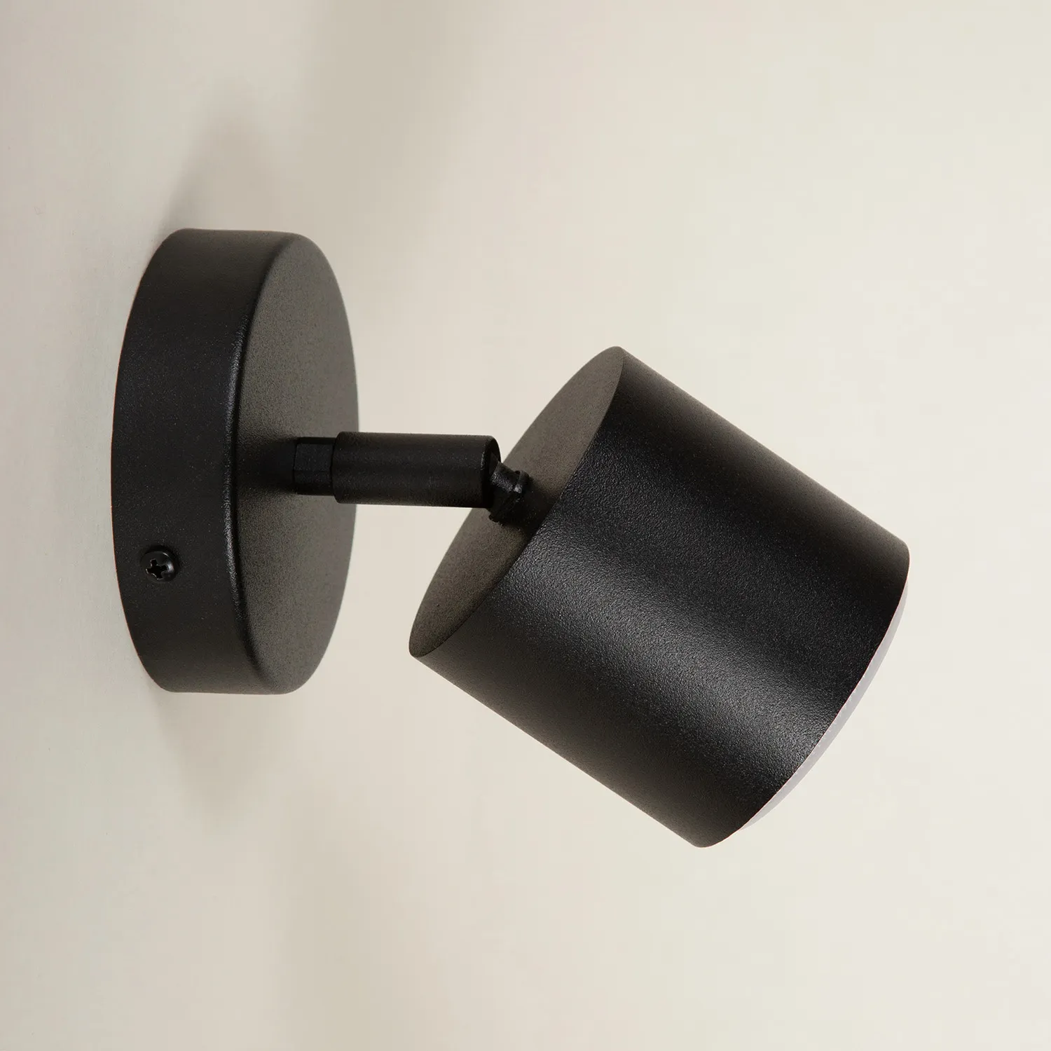 Kinkiet stalowy MILA 1 czarny - SI_41340