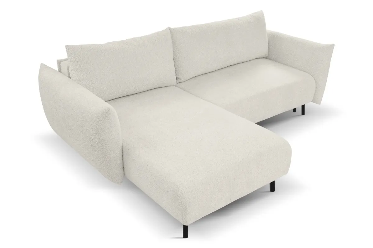 Narożnik rozkładany z pojemnikiem ADEL ANTHOLOGY 257 cm L/P kremowy - ADEL_NAR_ANTOLOGY20