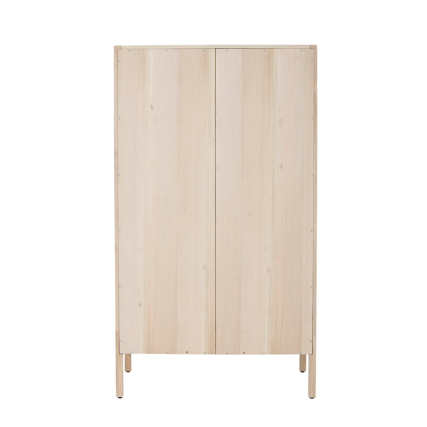 Szafa 2-drzwiowa MARIKKA 85 cm rattanowa naturalny — zdjęcie 10