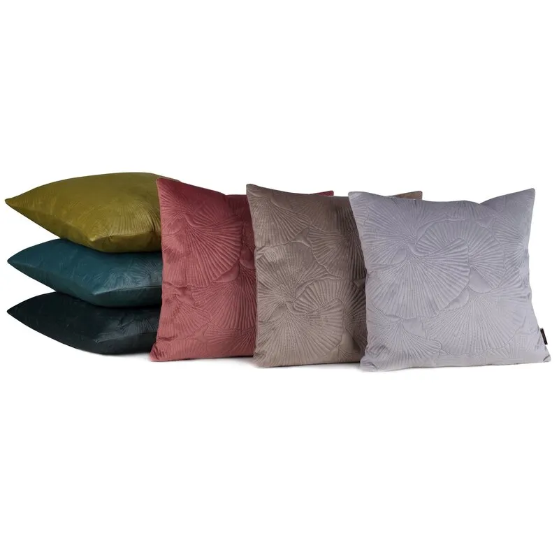 POSZEWKA VELVET 45 X 45 CM CEGLASTY — zdjęcie 2