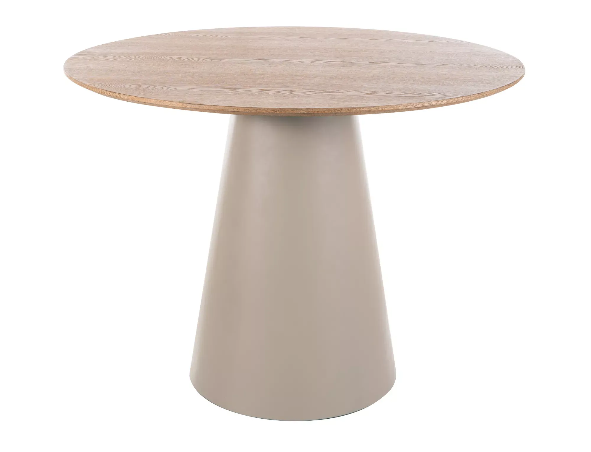 Stół okrągły ANGEL 100 cm dąb/kaszmirowy