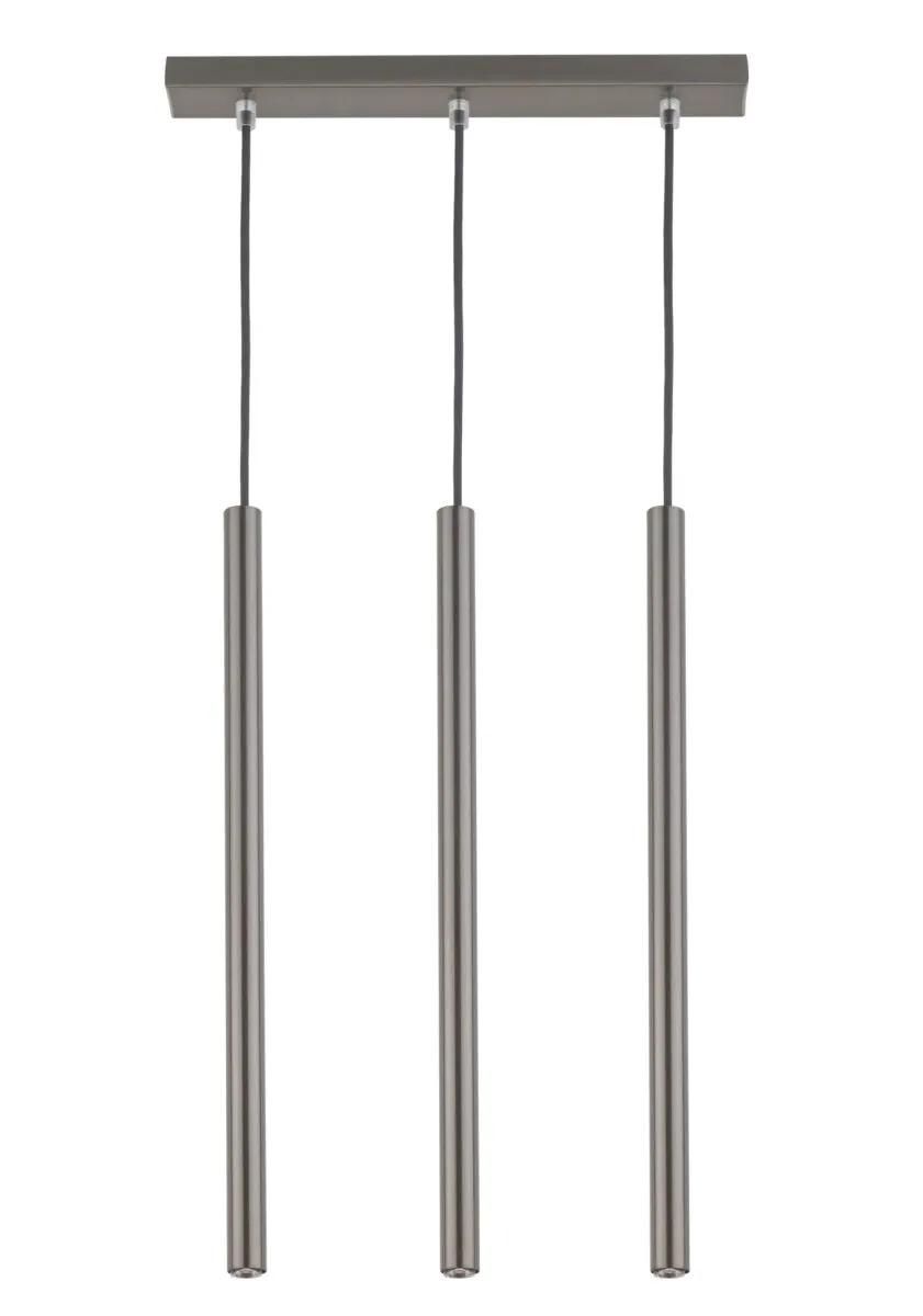 Lampa wisząca SOPEL 3 srebrna