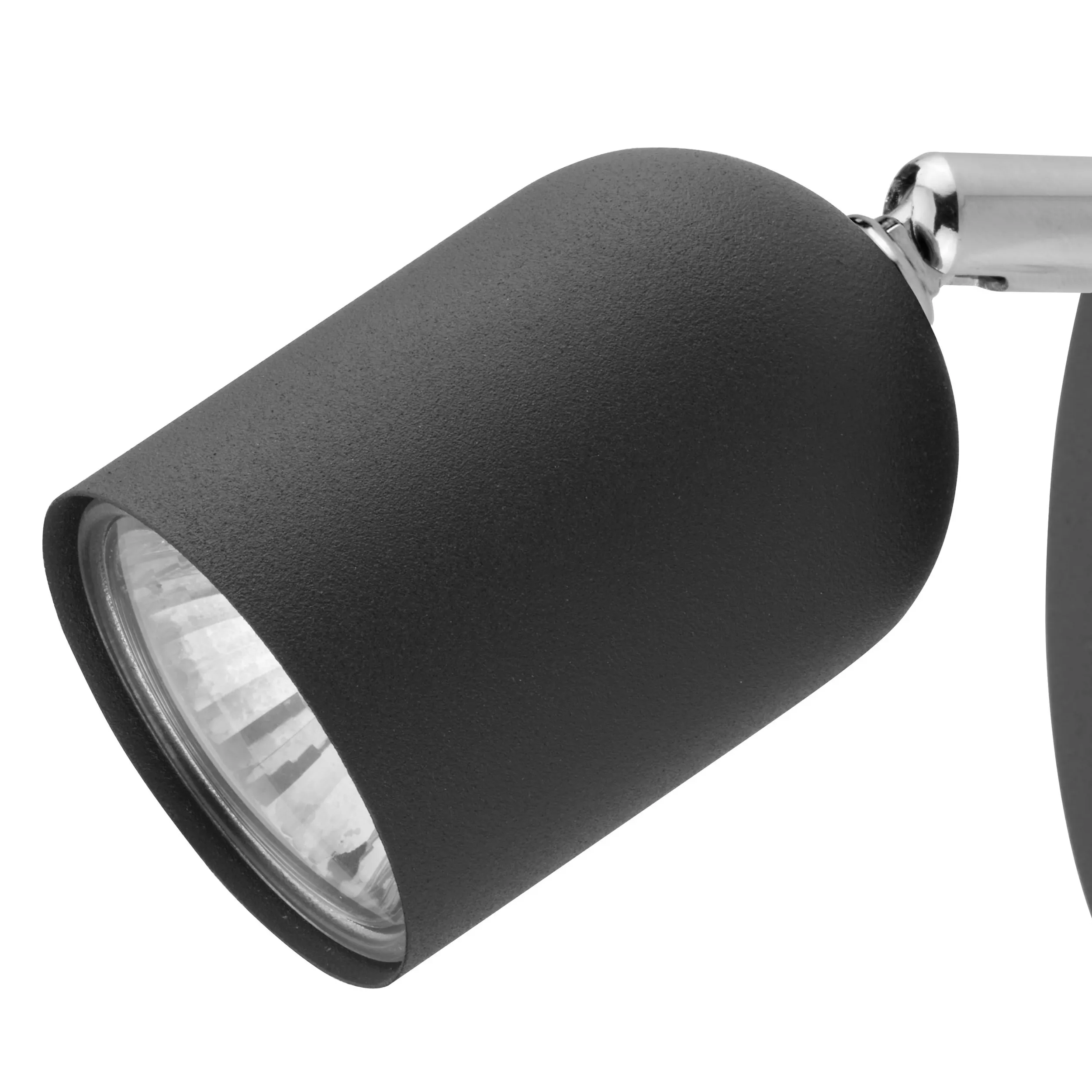 Kinkiet TOP czarny regulowany z włącznikiem 15x13x8cm - TK_4415