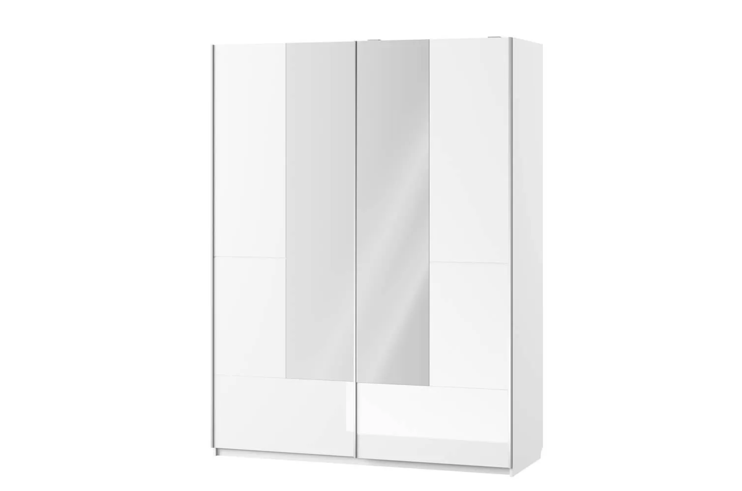 Szafa SELENE 30 2-drzwiowa biały połysk 216x164x64cm Szafa, Meble, Skrzynka pocztowa